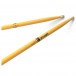 Promark Hickory 5B Forward Balance Drumsticks, Yellow