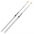Promark Classic Forward 5B White Hickory Drumsticks, Wood Tip