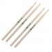 ProMark Hickory 5B Natural Wood Tip Drumsticks, Buy One Get One Free