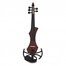 GEWA Novita 3.0 5 String Electric Violin with adapter, Red Brown