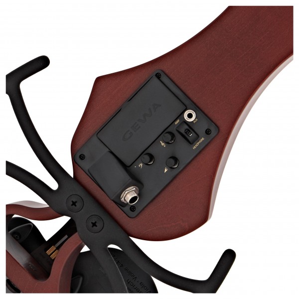GEWA Novita 3.0 5 String Electric Violin with adapter, Red Brown