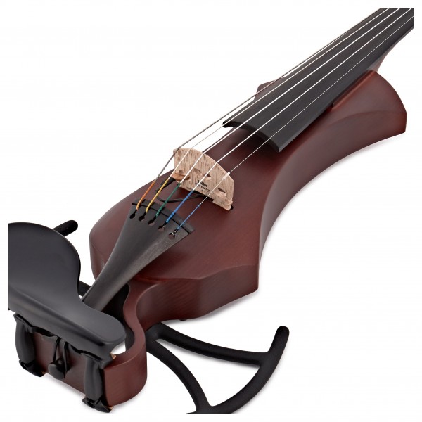 GEWA Novita 3.0 5 String Electric Violin with adapter, Red Brown