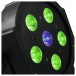 Eurolite SLS-603 RGBUV LED Par Can - Lighting Preview Lit Green and Blue