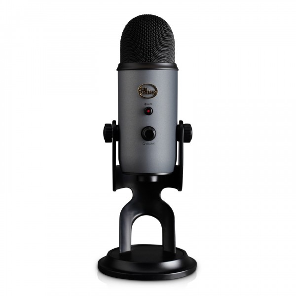 Blue Yeti USB Microphone, Slate - Fron