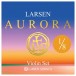 Larsen Aurora Violin String Set, 1/8 Size, Medium