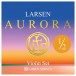 Larsen Aurora Violin String Set, 1/2 Size, Medium