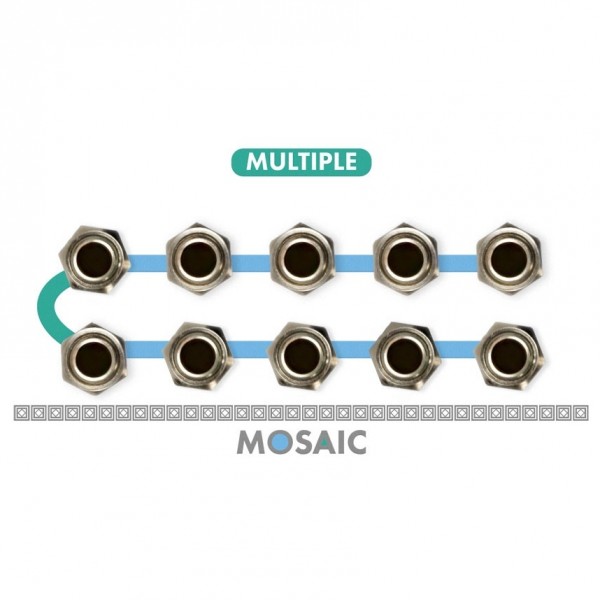 Mosaic 1U Multiplier Module, White