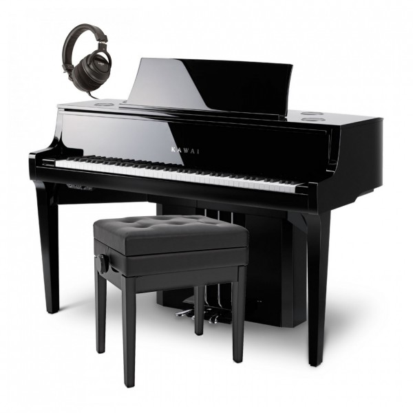 Kawai Novus NV10S Hybrid Digital Piano Package, Polished Ebony