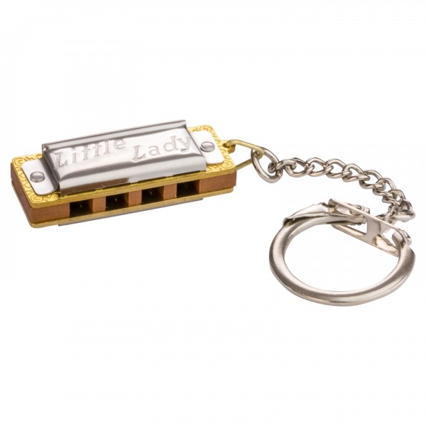 Hohner Little Lady Harmonica with Gold Keyring