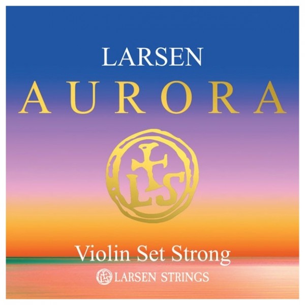 Larsen Aurora Violin String Set, 4/4 Size, Heavy