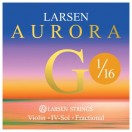 Larsen Aurora Violin G String, 1/16 Size, Medium