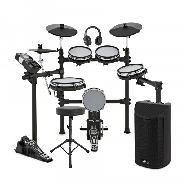 WHD 600-DX Mesh Electronic Drum Kit & 30W Amp Pack