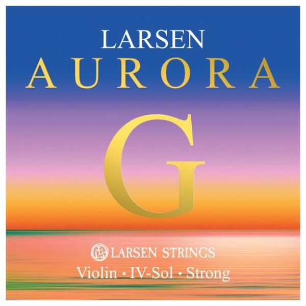 Larsen Aurora Violin G String, 4/4 Size, Heavy