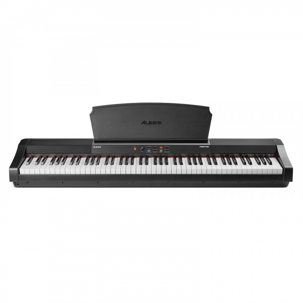 Alesis Prestige Digital Piano, Black Inc. Stand, Bench and Headphones - front