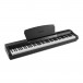 Alesis Prestige Digital Piano, Black Inc. Stand, Bench and Headphones - side view