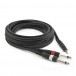 Stereo Minijack - Mono Jack (x2) Cable, 1m