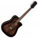 Luna Art Vintage 12-String Electro Acoustic, Distressed Brownburst