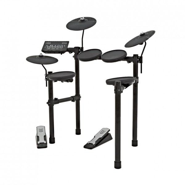 Yamaha DTX402 Electronic Drum Kit with Stool, Sticks and sideKIK Amp