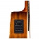 Luna Vista Bear Tropical Wood Electro Bass, Gloss Natural preamp