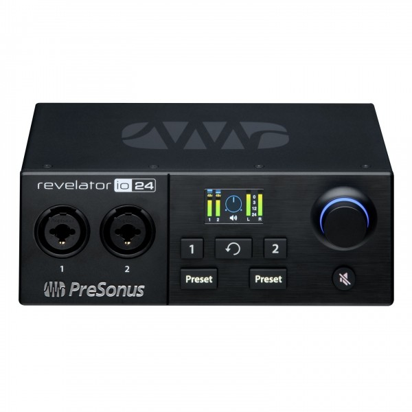PreSonus Revelator io24 USB Audio Interface - Top View