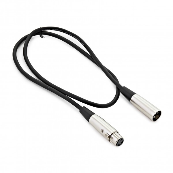 XLR (F) - XLR (M) Microphone Cable, 1m