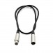 XLR (F) - XLR (M) Microphone Cable, 1m