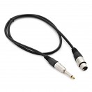 Cavo Microfonico XLR (F) - Jack, 1 M