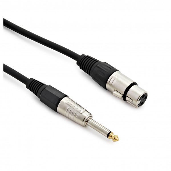 XLR (F)  Jack Microphone Cable, 1m