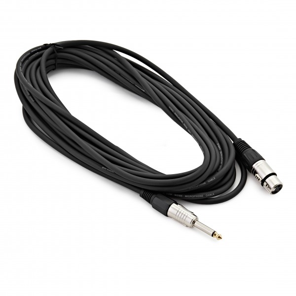 XLR (F) - Jack Microphone Cable, 9m