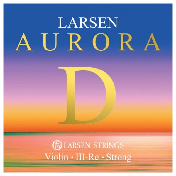 Larsen Aurora Violin D String, 4/4 Size, Heavy