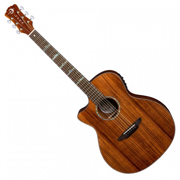 Luna High Tide Koa GC Electro Acoustic Left Handed, Satin Natural