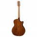 Luna High Tide Koa GC Electro Acoustic Left Handed, Satin Natural back