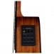 Luna High Tide Koa GC Electro Acoustic Left Handed, Satin Natural preamp