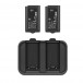 Sennheiser EW-D Complete Charging Set with BA 70 Batteries - Front with Batteries Removed