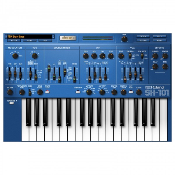 Roland Cloud SH-101 Virtual Instrument - Lifetime Key - Blue