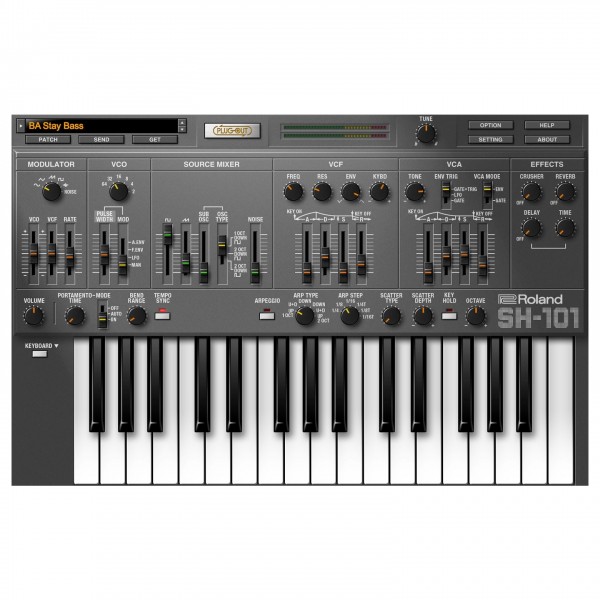 Roland Cloud SH-101 Virtual Instrument at Gear4music