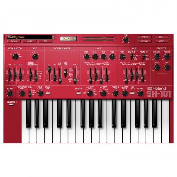Roland Cloud SH-101 Virtual Instrument at Gear4music
