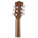 Luna Heartsong Parlor Electro Acoustic w/ USB back of headstock