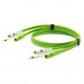 Neo d+ RCA Turntable Class B 2M, Green - Coiled