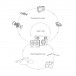 Transparent Stoneware Speaker - Circular 