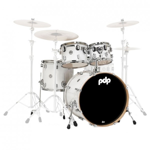 PDP Concept Maple 4pc Shell Pack, Pearlescent White