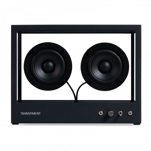 Transparent STS-B Small Speaker, Black - Front View