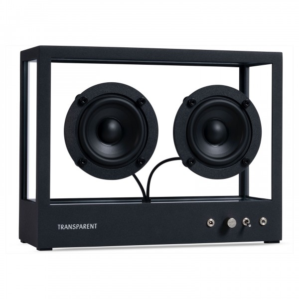 Transparent STS-B Small Speaker, Black - Angle