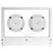 Transparent STS-W Small Speaker, White - Back View