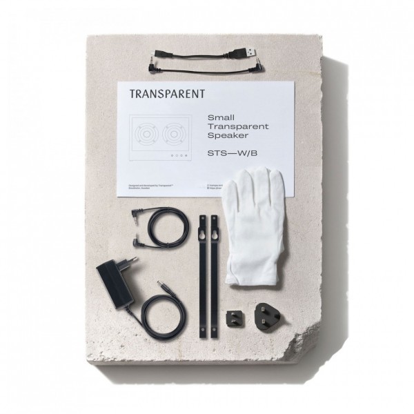 Transparent STS-W Small Speaker, White - Accessories