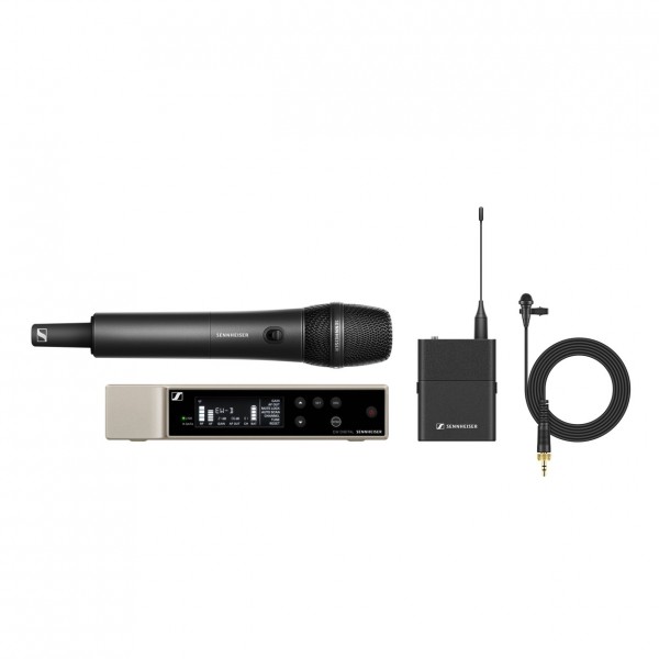 Sennheiser EW-D Dual Wireless System with ME2 and 835-S, S1-7 Band - Full Set