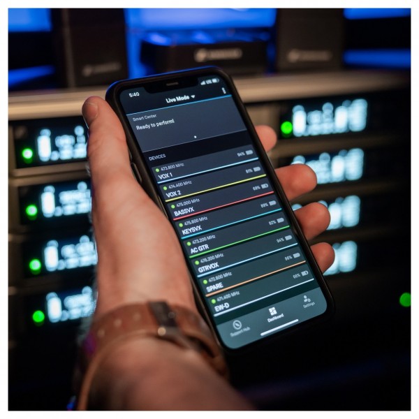 Sennheiser EW-D Dual Wireless System with ME2 and 835-S, S1-7 Band - Smart Assist App Preview