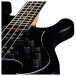 Dean Hillsboro Select Bass, Black Satin controls