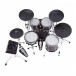 Roland VAD-706 Electronic Drum Kit, Gloss Ebony with Accessory Pack