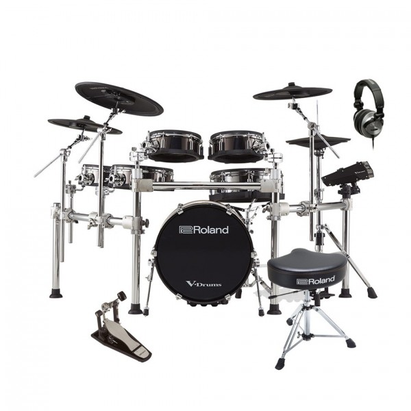 Roland TD-50KV2 V-Drums Electronic Drum Kit Premium Roland Bundle